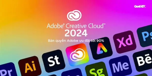 Nâng cấp tài khoản Adobe 1 năm (cá nhân all cloud 100GB)